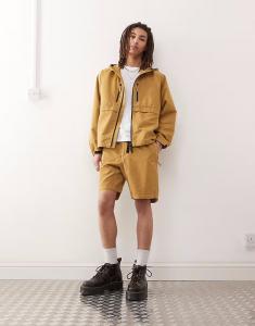 Светло-коричневая координированная куртка с капюшоном Gramicci sonora