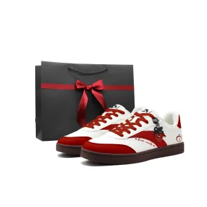 Активная одежда устойчивые и легкие низкие кроссовки Skateboard Women's ANTA, красный