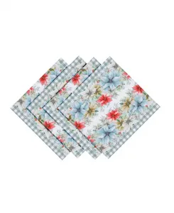 Набор из 4 салфеток Glad Tidings, 51 x 51 см Laural Home, мультиколор