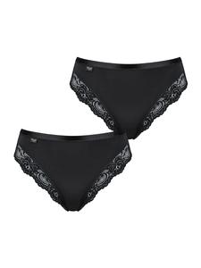 Трусики SLOGGI Panty Romance, черный