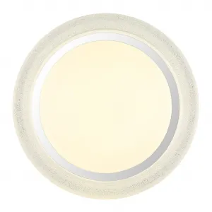 Потолочная светодиодная лампа MARCIA LED-модуль 1 шт., дневной свет, потолочная лампа/круглая/для гостиной/спальни/кристаллы Globo Lighting, белый