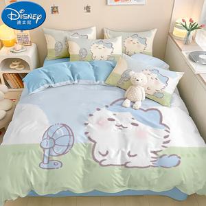 Disney Комплект постельного белья из 4 предметов, 150x200 см, простыня, цвет Fan Xiaoba S40J