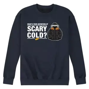 Мужская уютная флисовая толстовка Seinfeld Scary Cold Licensed Character, синий
