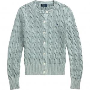 Кардиган вязаный с мотивом Polo Pony Polo Ralph Lauren, синий