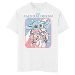 Футболка с рисунком Grogu Americana для мальчиков 8–20 лет «Звездные войны: мандалорцы: Четвертое июля» Star Wars