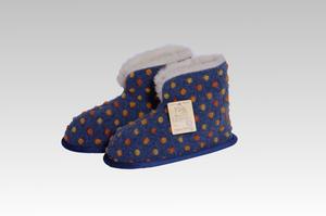 Тапочки Linke Licardo Hüttenschuhe Heimschuhe Bettschuhe, синий