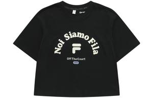 Футболка женская Jet Black FILA FUSION, черный