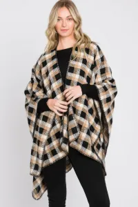 Накидка Ruana в клетку Truedames