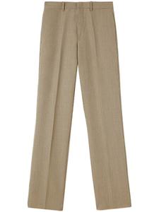 Jil Sander прямые брюки в клетку, нейтральный цвет