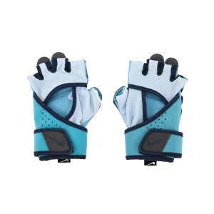 Нике Фитнес-перчатки Унисекс Синие Полиуретан Полиэстер Эластан