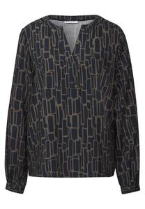 Блуза STREET ONE, темно-синий