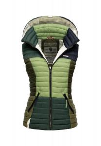 Стеганый жилет Shadaa Multicultural NAVAHOO, цвет Multicolour Green Forest