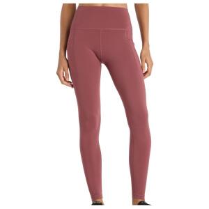 Женские элегантные леггинсы с высокой посадкой и карманом, 27 дюймов - беговые леггинсы New Balance, красный