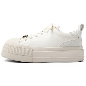 Легкие низкие женские кроссовки для скейтбординга MIO, Silver Gray/White