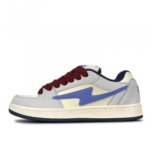 SUPER DRAG Lightning Пуховики Противоскользящие Износостойкие Низкие Кроссовки для Скейтбординга Унисекс Бежевый Синий Красный Luzao