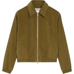 Ami Paris Ami De Coeur утепленная куртка из хлопка AMIPARIS, бронзовый