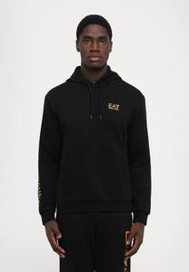 Худи EA7 Emporio Armani TRAIN LOGO SERIES HOODIE EXTENDED, Black/Gold Coloured/Black