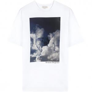 Alexander McQueen Футболка женская белая