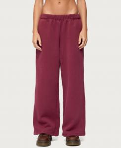 Женские базовые спортивные штаны с широкими штанинами для девочек Edikted, Burgundy