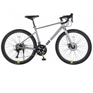 GR500 Алюминиевый сплав Дисковый тормоз Шоссейный велосипед для поездок на работу Унисекс Jeep, серый