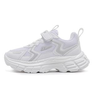 Детские кроссовки для бега Cloud Sail Series с противоскользящей подошвой, легкой амортизацией и низким верхом WARRIOR, белый