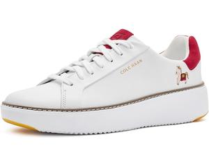 Женские кроссовки Cole Haan Grandpro Topspin, White/Rio Red Suede/Lny