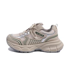 Абразивостойкие дышащие амортизирующие кроссовки low top chunky женские RENBEN, Apricot