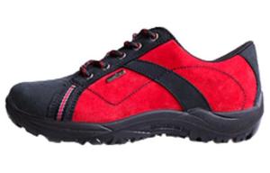 Женские легкие противоскользящие износостойкие походные кроссовки Low Top черно-красные XGN