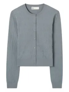 Кардиган с монограммой Tory Burch, серый