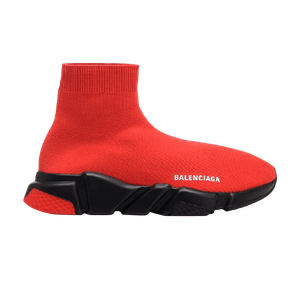 Кроссовки Balenciaga Speed Knit Trainer 'Red Black', красный