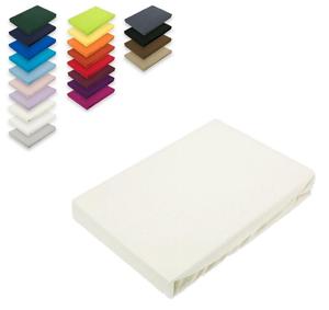 Простыня из джерси 90 - 100 х 200 см, натуральный белый Südseetraum