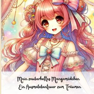 Mein zauberhaftes Mangamädchen - Ein Ausmalabenteuer zum Träumen: Ein fantasievolles Ausmalbuch mit eleganten Mangamädchen für Jugendliche und Erwachsene (German Edition) (Independently published)