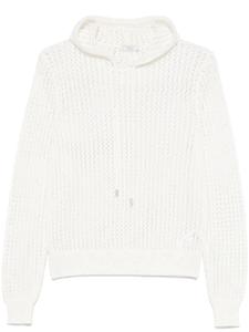 Peserico худи с пайетками, белый