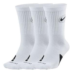 Носки Nike Everyday Crew Basketball Sports Quick Dry Mid Tops Socks Unisex 3 Pairs White DA2123-100