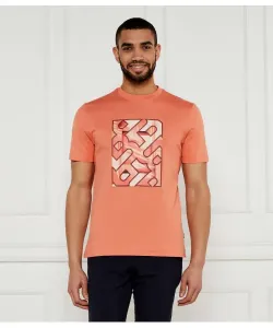 Футболка h-taut 81 Regular fit Boss, оранжевый