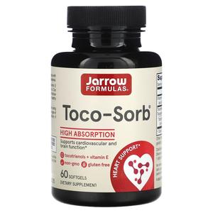 Jarrow Formulas Toco-Sorb смесь токотринола и витамина Е 60 капсул