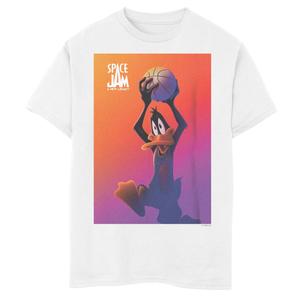 Футболка с плакатом «Daffy Duck» для мальчиков 8–20 лет «Space Jam 2» Licensed Character