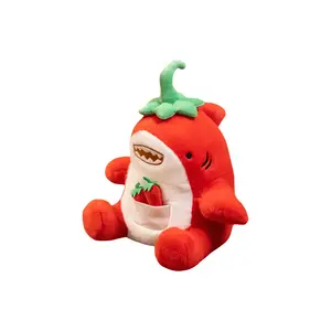 Причудливые плюшевые куклы Shark Pepper Pissie, оранжевый