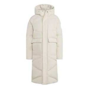 Пуховик adidas Big Baffle Down Coat, бежевый