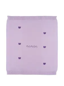 Одеяло с вышивкой Nanan, фиолетовый