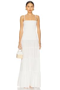 Макси-платье Clementine Peixoto, white lotus