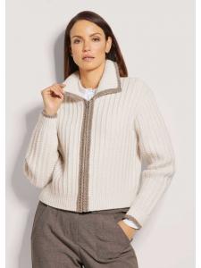 MADELEINE Кардиган на молнии, цвет кремовый/бежевый