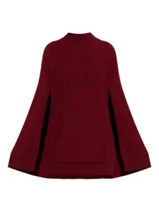 Мини-платье Astoria с карманами и накидкой MAX MARA, красный