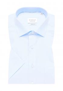 Рубашка Original Shirt Деловая, с короткими рукавами, комфортной посадки, мужская ETERNA, цвет 10 Hellblau