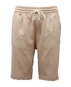 Спортивные шорты-бермуды из льна Paolo Pecora, бежевый