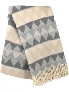 Erwin Müller Жаккардовая ткань, клетчатый узор из смесового хлопка серого цвета