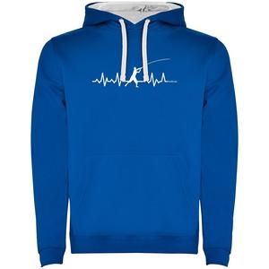 Худи Kruskis Fishing Heartbeat Two-Colour, синий