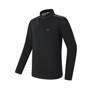 Fila Мужская рубашка-поло для гольфа, цвет черный