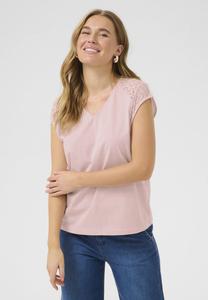 Футболка с принтом CRHERMI Cream, светло-красный