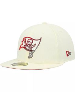 Мужская кремовая кепка Tampa Bay Buccaneers Chrome Color Dim 59FIFTY New Era